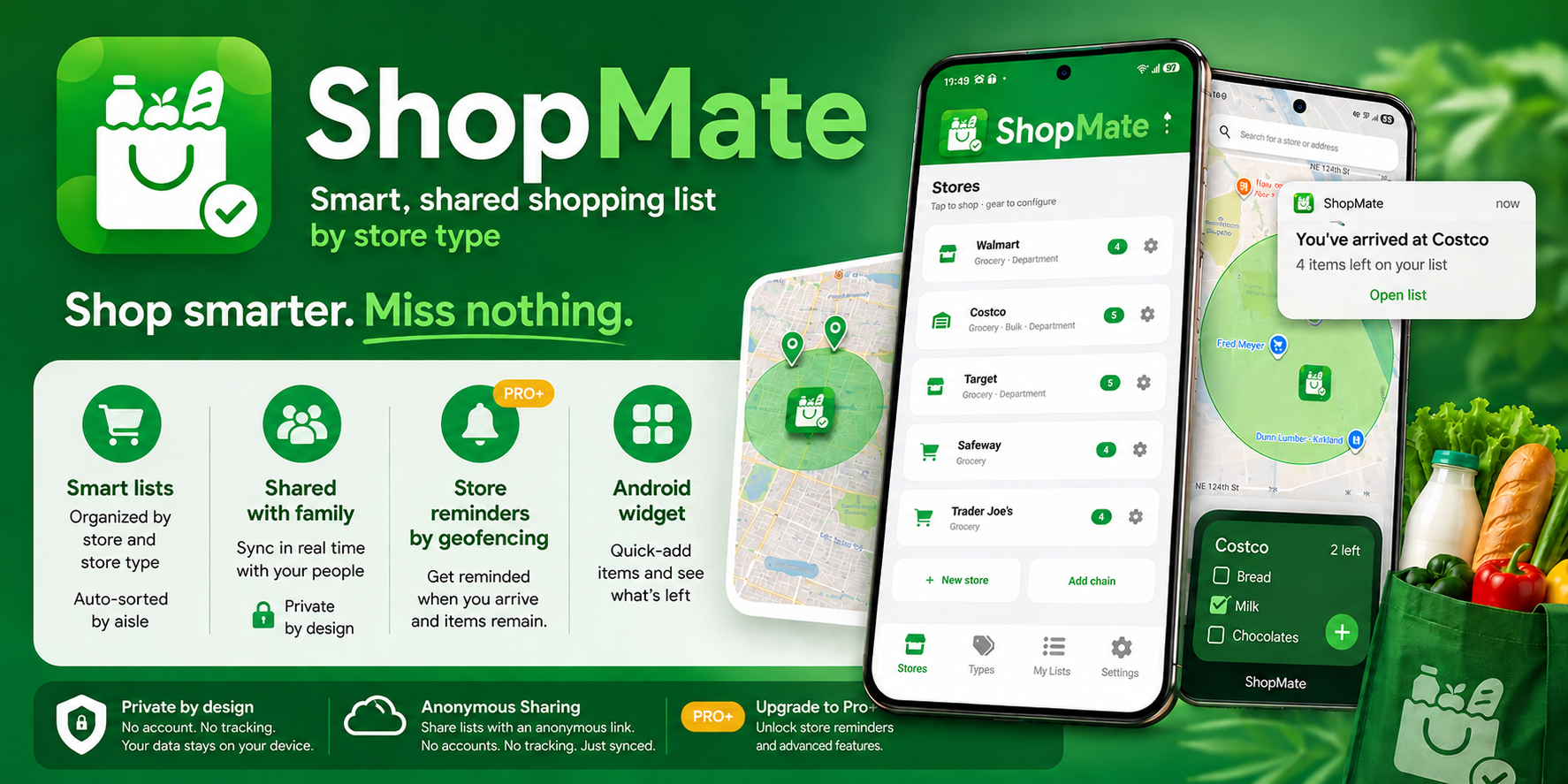 ShopMate — shared shopping lists for the whole household